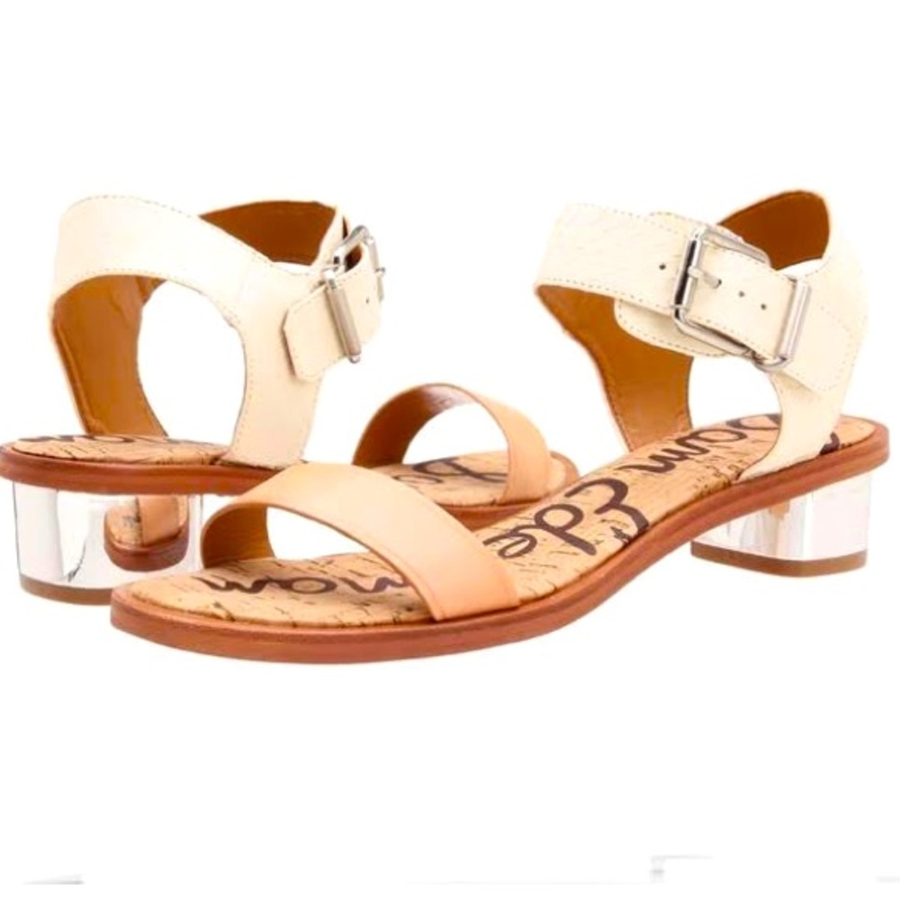 Sam Edelman Trina leather upper and cork insole sandals